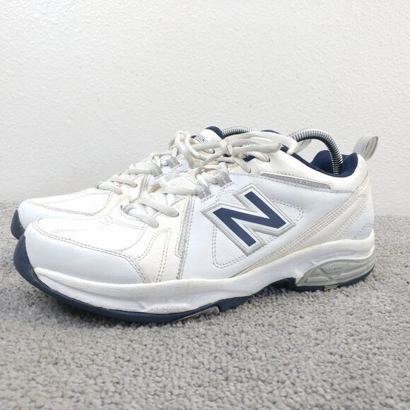 New Balance 608 V3 Mens Size 9.5 Running Shoes White Sneakers Low Top MX608V3W - Picture 1 of 12